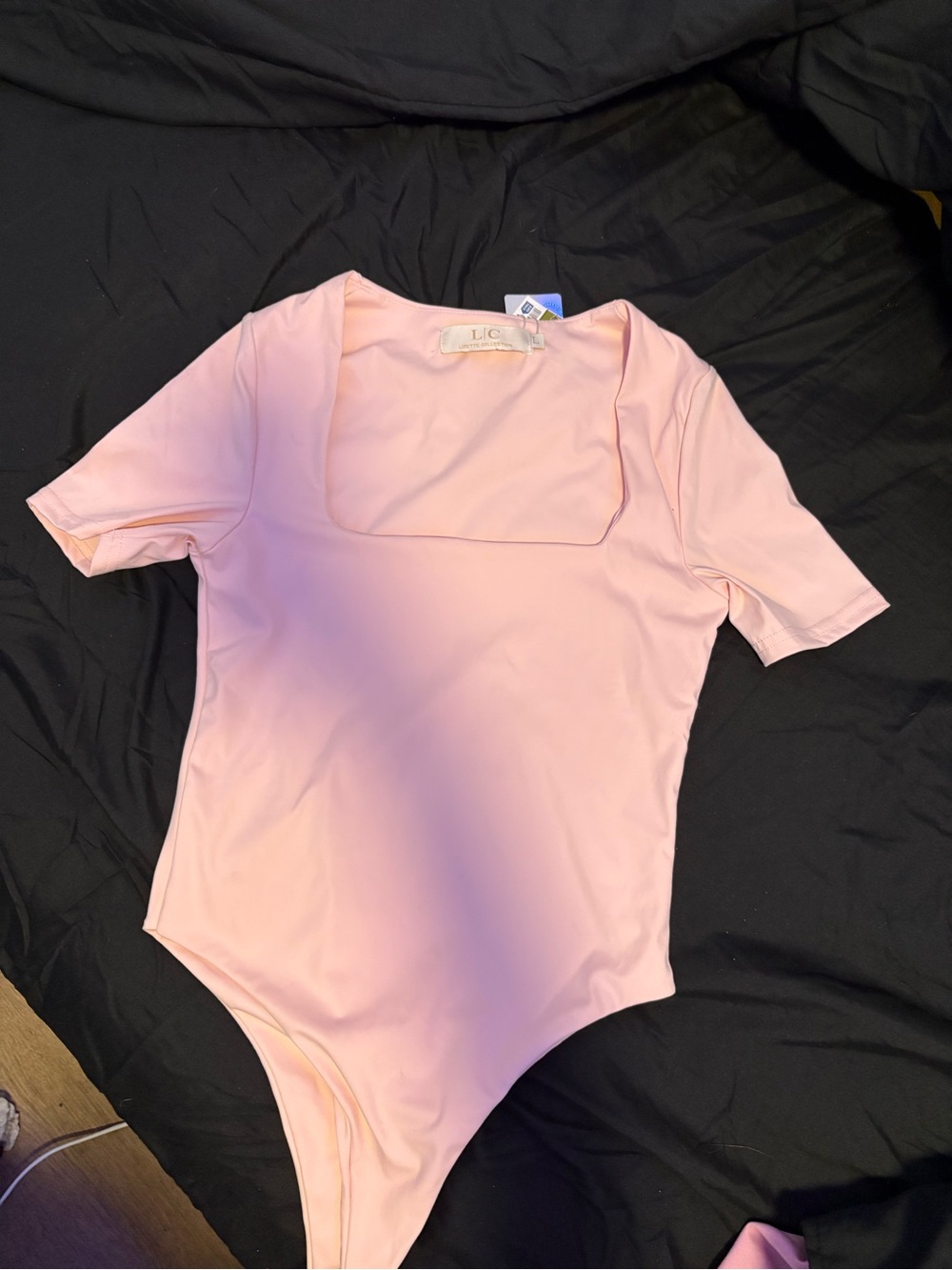 TC Kids Light Pink Square Neck One-Piece